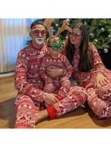 2024 New Christmas Matching Pajamas Set Mother Father Kids Clothing Sets Baby&Dog Romper Pjs Xmas Family Look Cute Soft Outfits