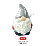 Nordic Creative Santa Claus Ceramic Cutlery Set Ceramic Dinner Plate Snack Plate Home Teapot Cup Sealed Jar Christmas Gift