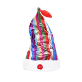 Creative Electric Swing Christmas Hat Music Light up Dance Cap Christmas Gift for Kids/Adults Xmas New Year Party Decorations
